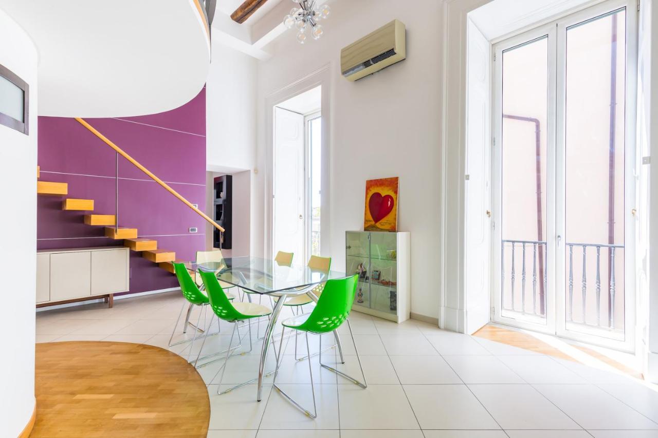 Design & Studio Duplex At National Museum Napoli Exterior foto