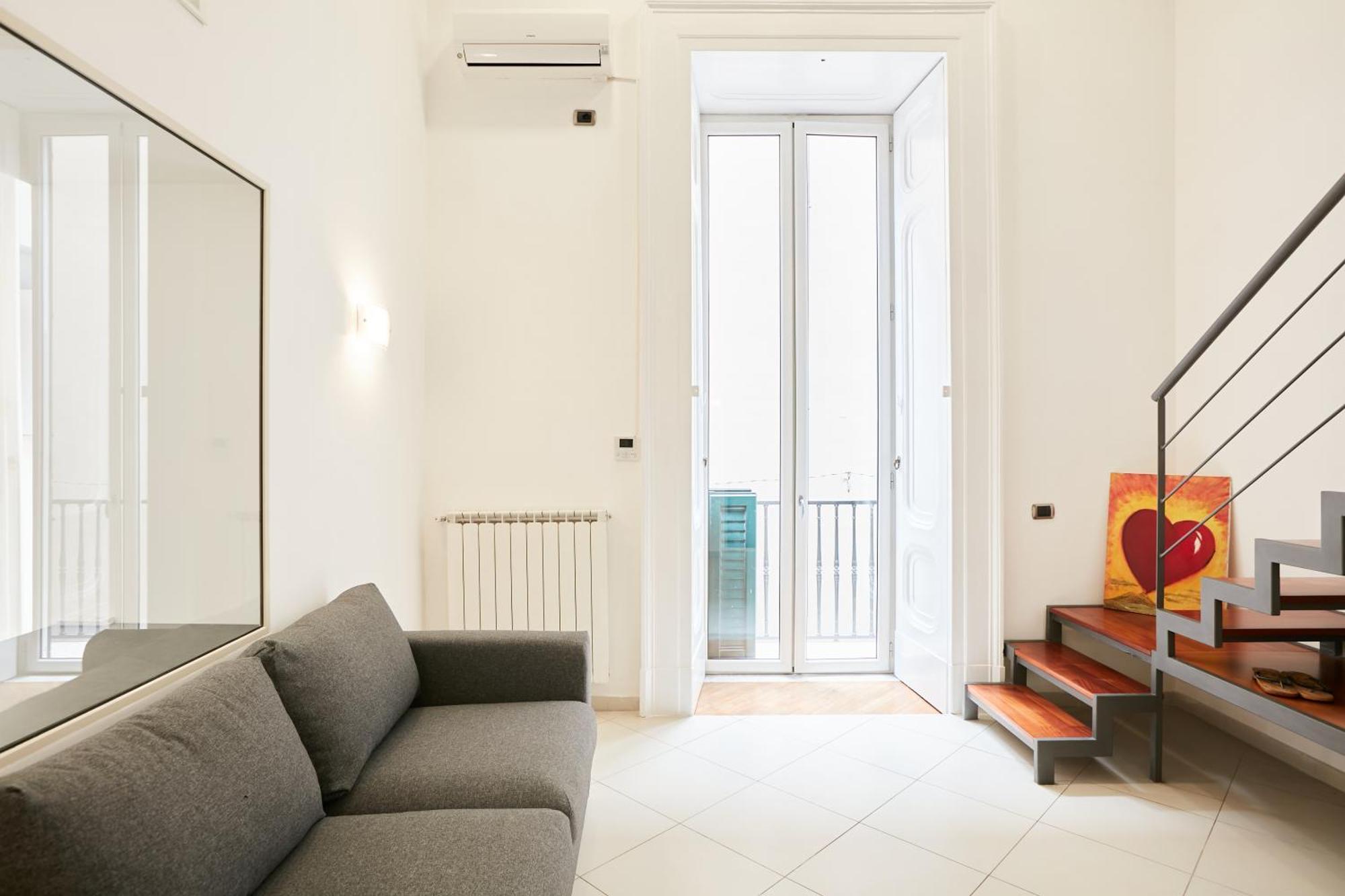Design & Studio Duplex At National Museum Napoli Exterior foto