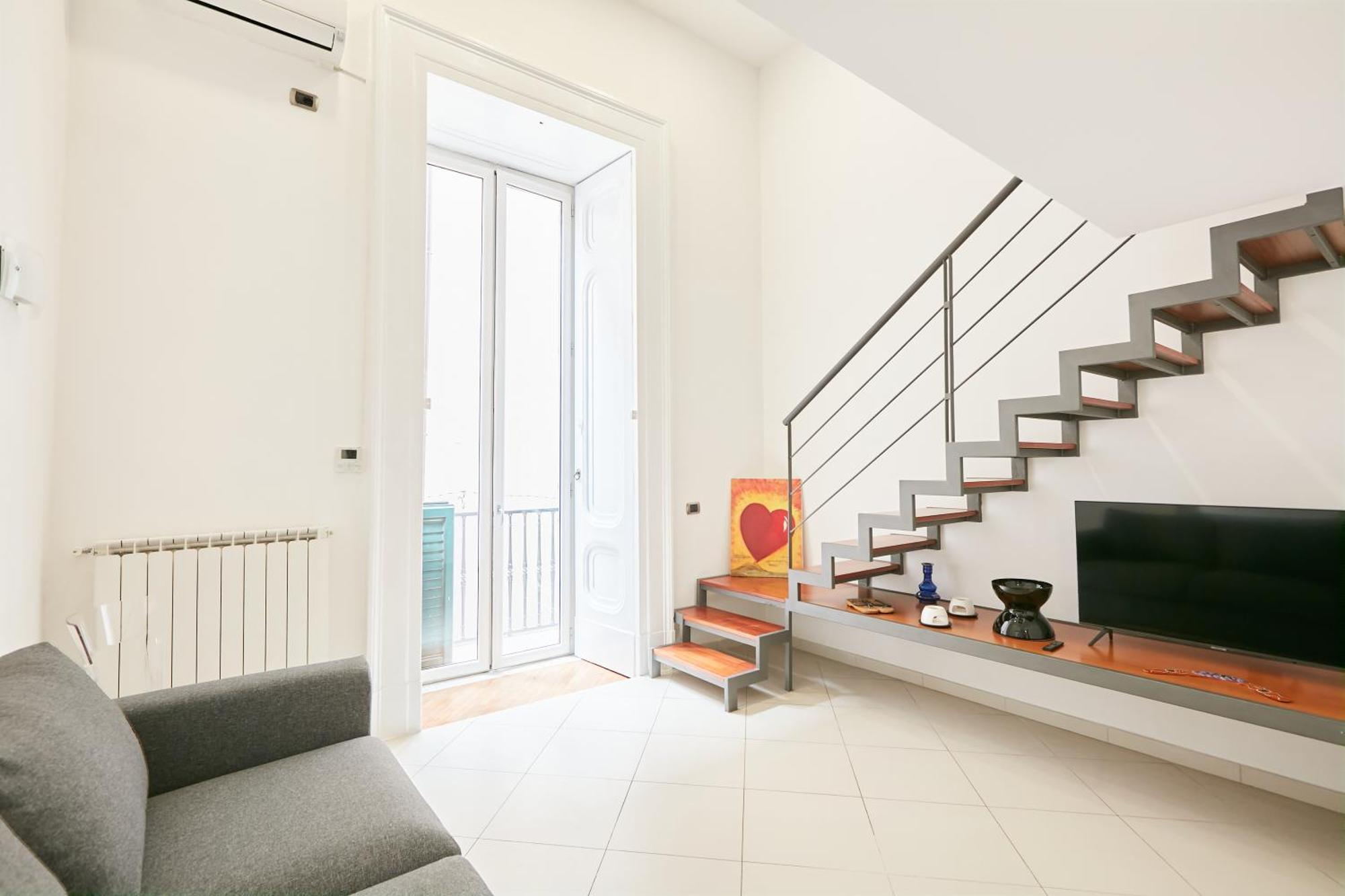 Design & Studio Duplex At National Museum Napoli Exterior foto