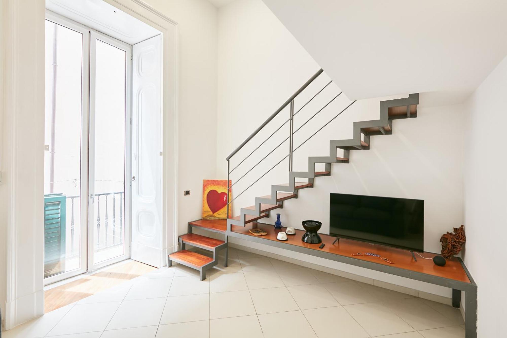 Design & Studio Duplex At National Museum Napoli Exterior foto